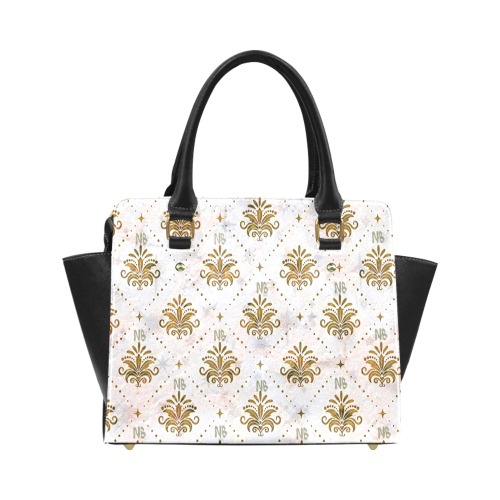 Gold Royal Pattern by Nico Bielow Classic Shoulder Handbag (Model 1653)