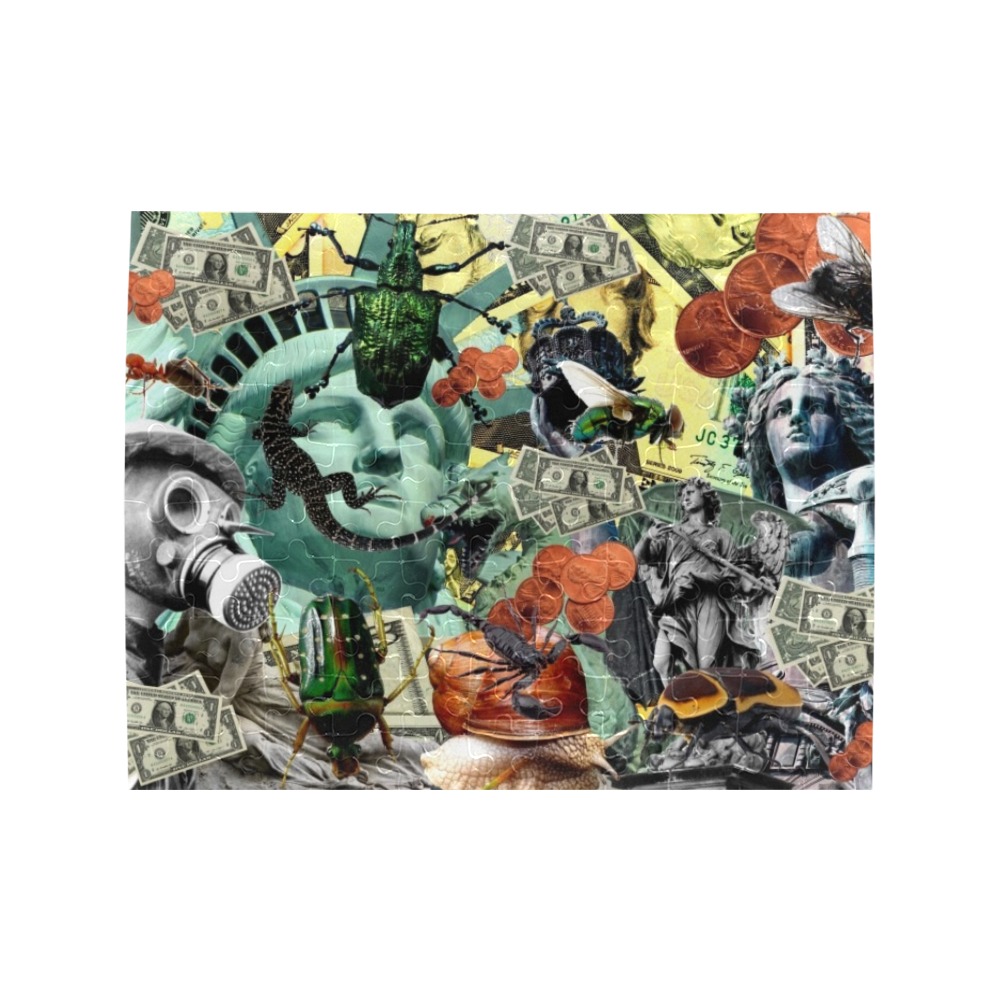 MONEY ON MY MIND Rectangle Jigsaw Puzzle (Set of 110 Pieces)