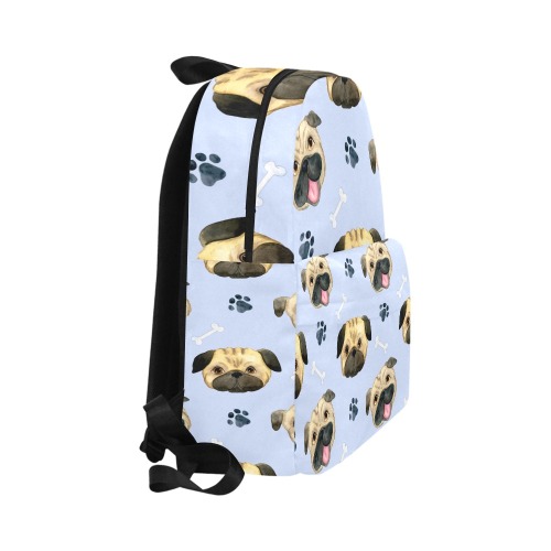 Pug Backpack Unisex Classic Backpack (Model 1673)