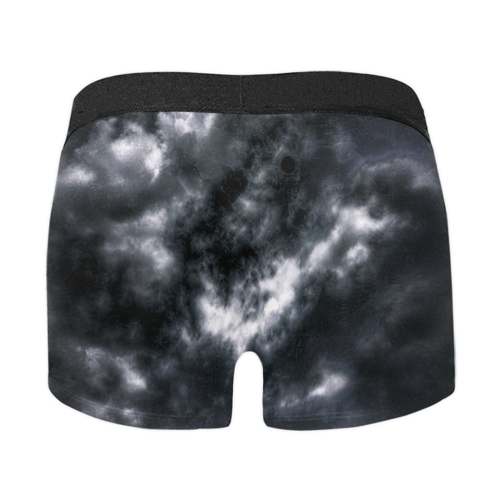Dark Clouds Men's Boxer Briefs with Merged Design (Model  L10)