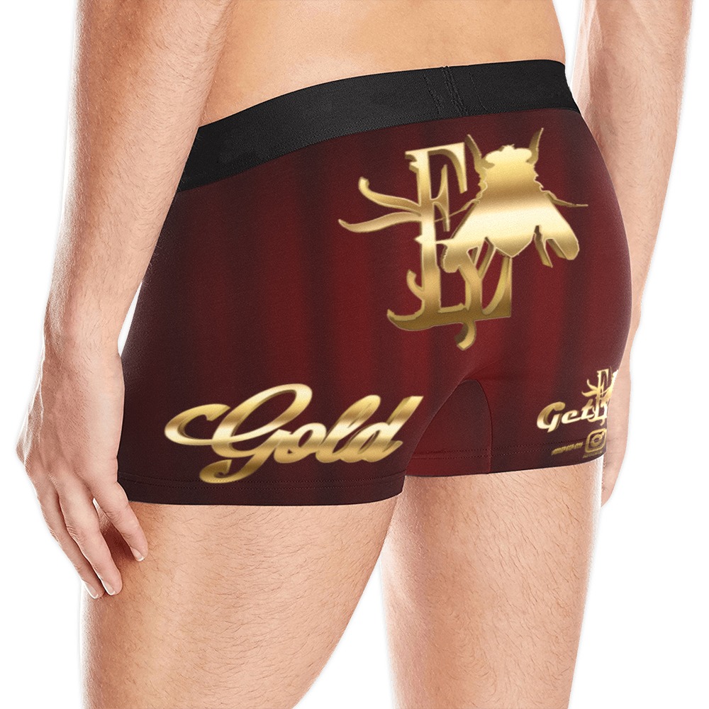Gold Collectable Fly Men's All Over Print Boxer Briefs (Model L10)