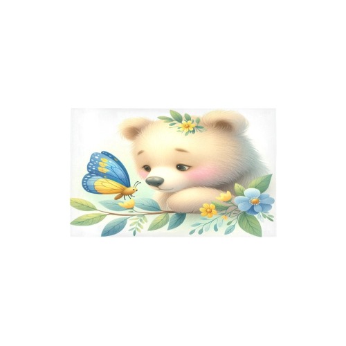 Storybook Woodland Babies Bear And Butterfly