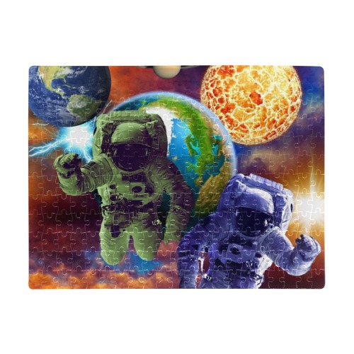 CLOUDS 12 ASTRONAUT A3 Size Jigsaw Puzzle (Set of 252 Pieces)