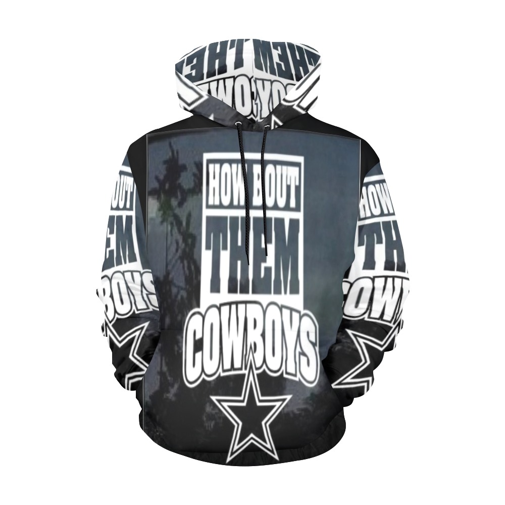 Customize Cowboys Hoodie All Over Print Hoodie for Men (USA Size) (Model H13)