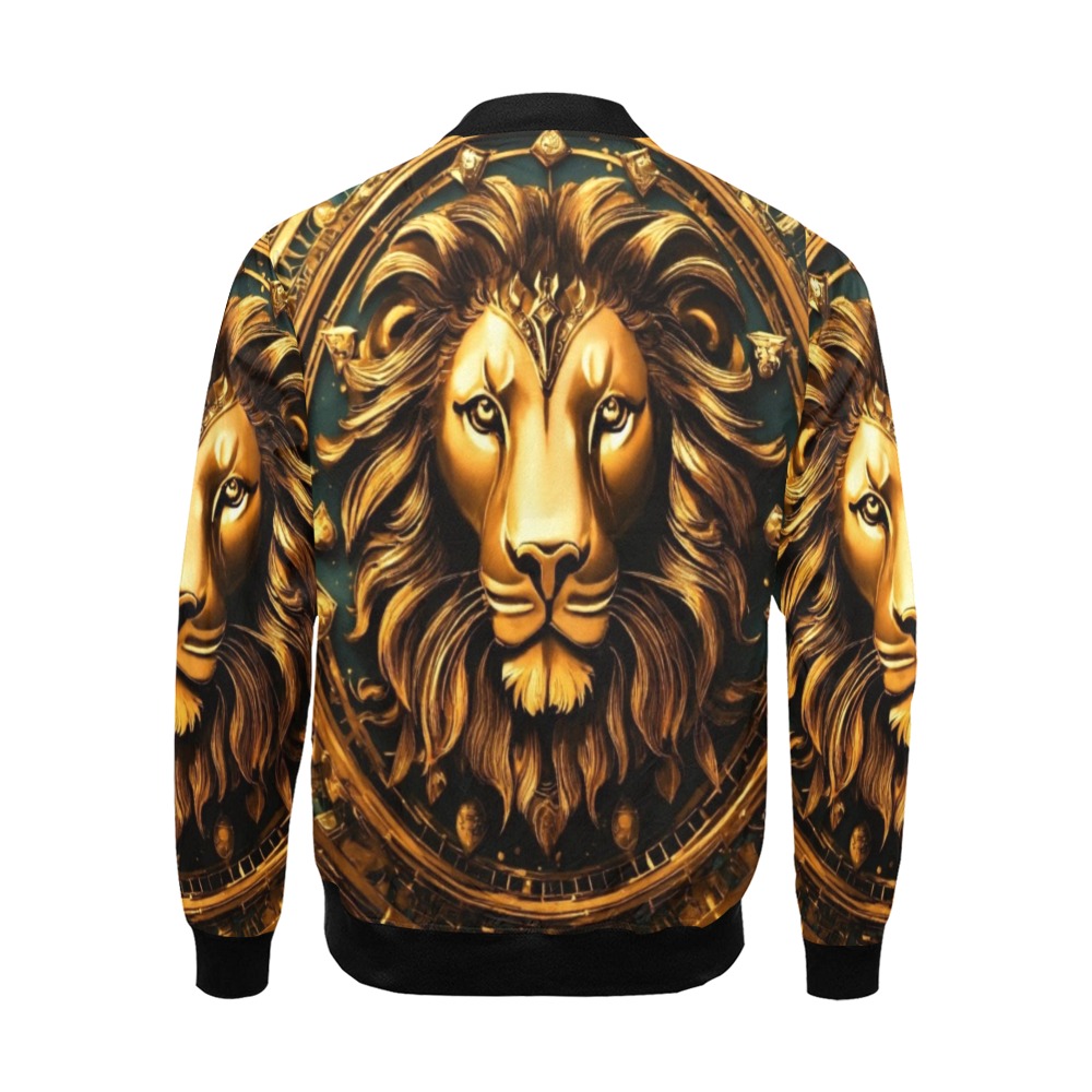 Royalty Leo sign, zodiac Collectable Fly All Over Print Bomber Jacket for Men (Model H19)