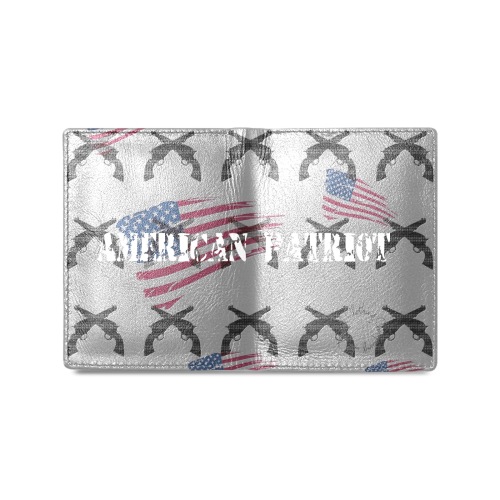 American Theme print 33A272CC-E0B9-4F3E-8D91-1D10085057D4 Men's Leather Wallet (Model 1612)