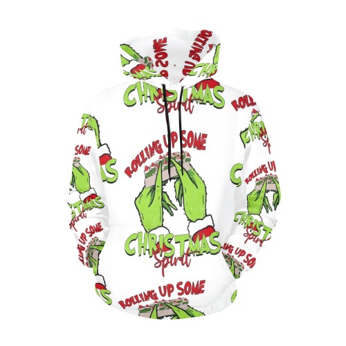Christmas Spirit Hoodie All Over Print Hoodie for Women (USA Size) (Model H13)