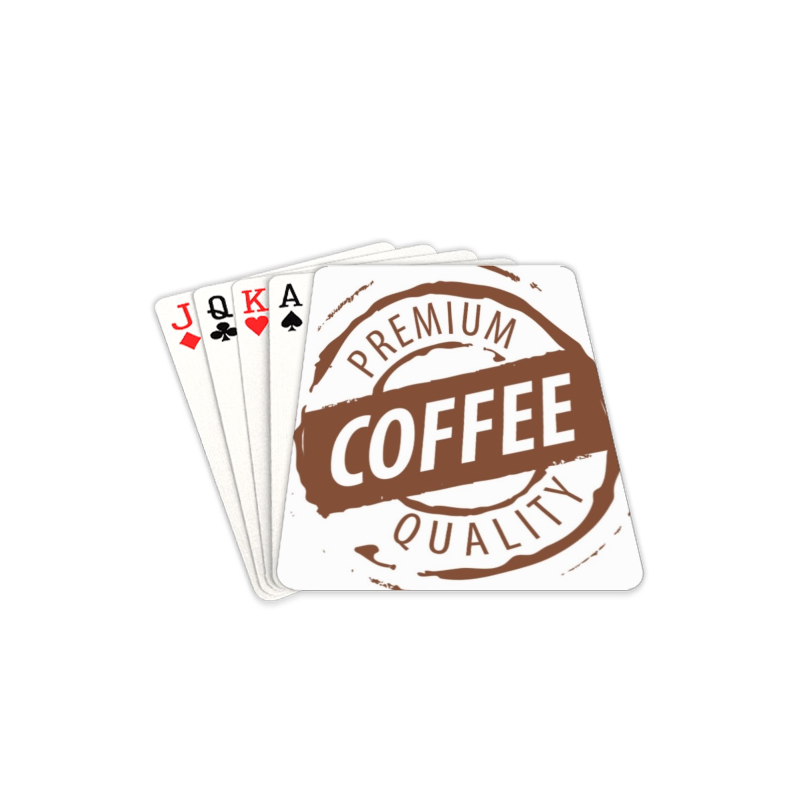 PREMIUM COFFEE Playing Cards 2.5"x3.5"