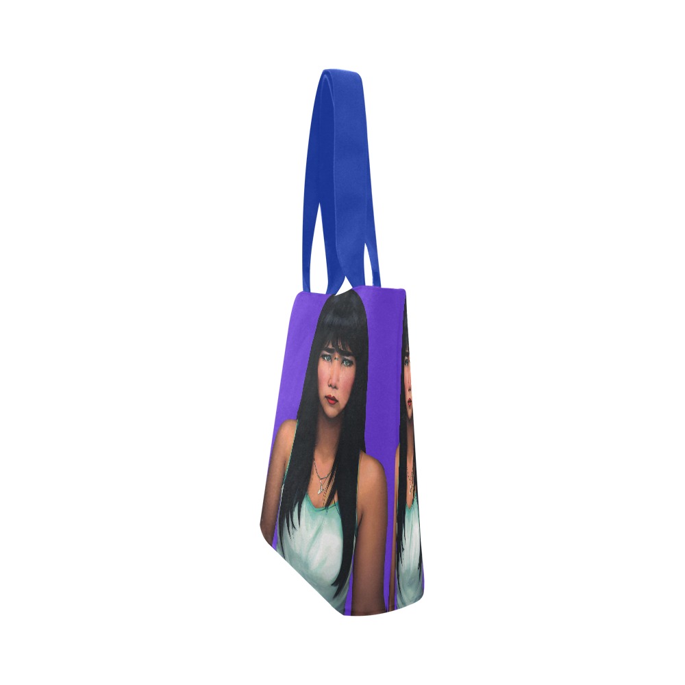 woman crying Canvas Tote Bag (Model 1657)