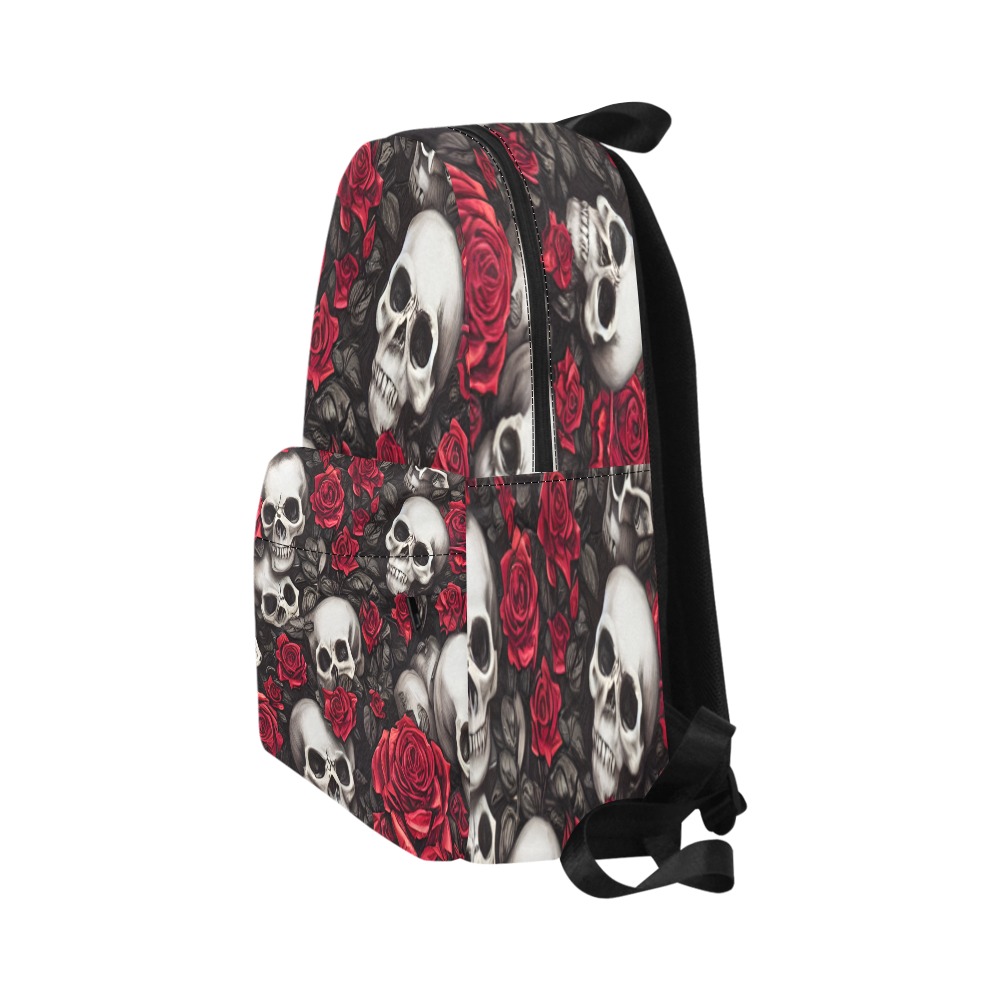 Skulls & Rosees Unisex Classic Backpack (Model 1673)