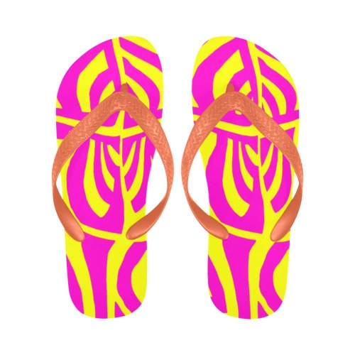 aaa pink y Flip Flops for Men/Women (Model 040)