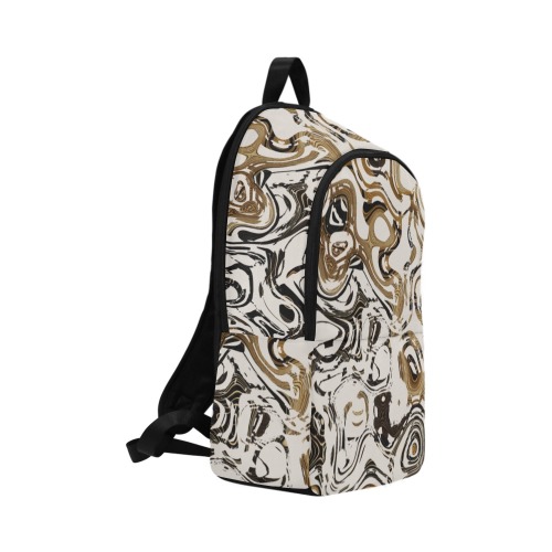Marble Bronze Fabric Backpack for Adult (Model 1659)