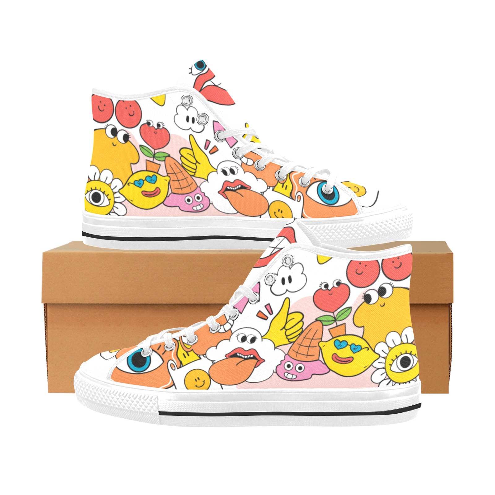 cartoon covers collection4 Vancouver H Men's Canvas Shoes (1013-1)