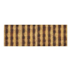 gold and brown  striped pattern Area Rug 9'6''x3'3''