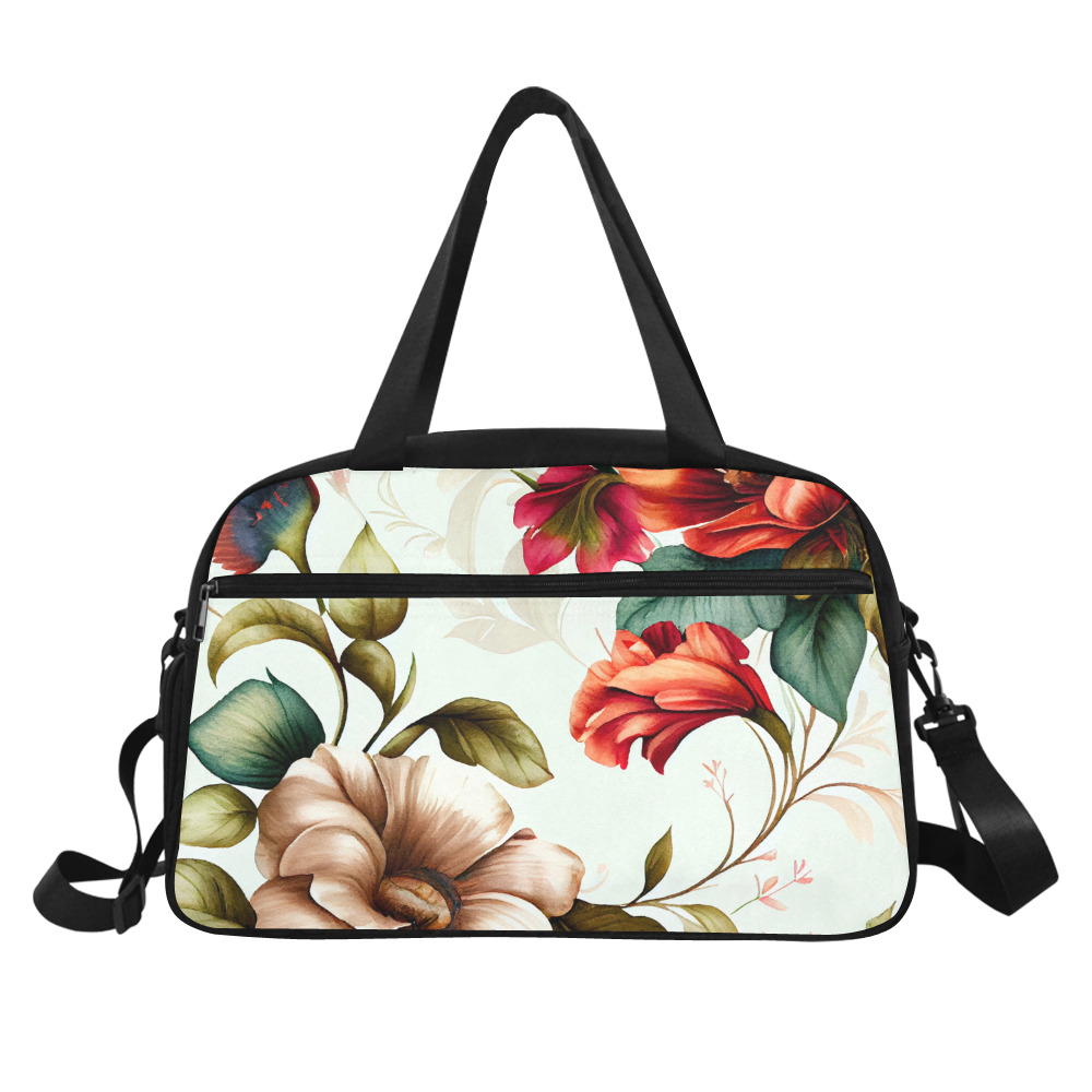 flowers botanic art (4) bag Fitness Handbag (Model 1671)