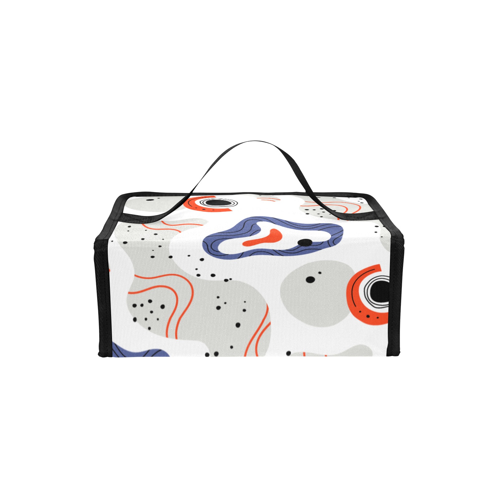 Elegant Abstract Mid Century Pattern Portable Lunch Bag (Model 1727)