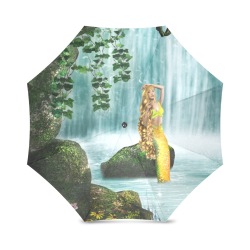 Ô Mermaid Grotto Foldable Umbrella (Model U01)