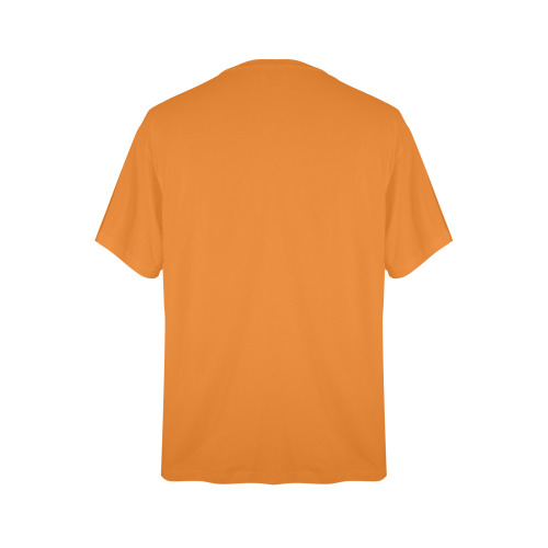 surreal orange knit girl 18 Men's Glow in the Dark T-shirt (Front Printing)