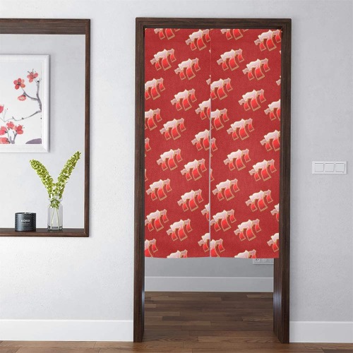 Las Vegas 777 Lucky Sevens / Red Door Curtain Tapestry
