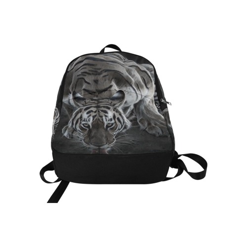 Tiger Ghostly Fabric Backpack for Adult (Model 1659)