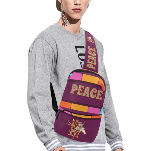 Peace Collectable Fly Chest Bag (Model 1678)