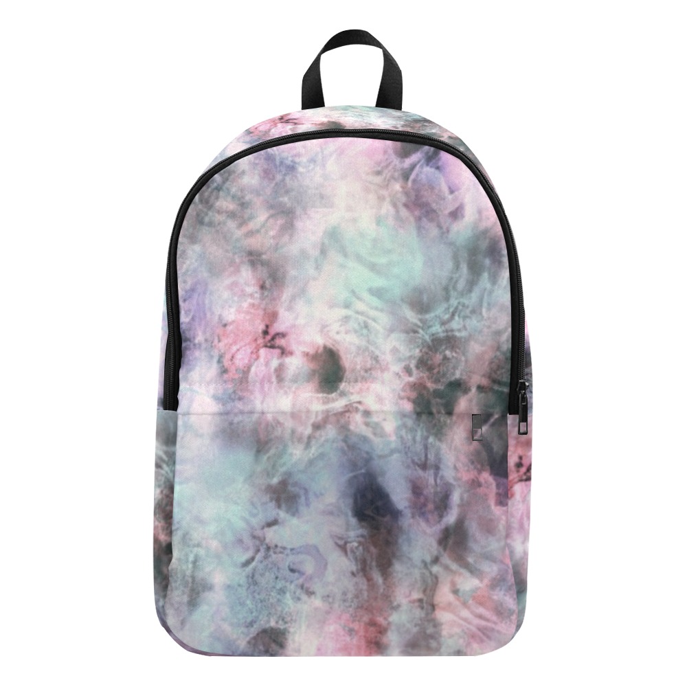 Colorful electric marbling Fabric Backpack for Adult (Model 1659)