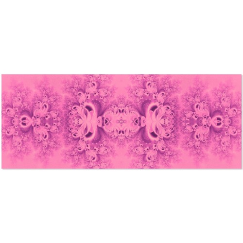 Pink Morning Frost Fractal Gift Wrapping Paper 58"x 23" (2 Rolls)