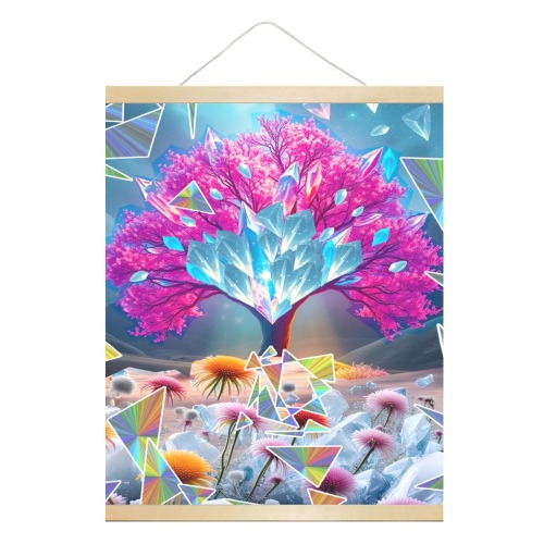 Crystal Tree of Light Hanging Poster 16"x20"