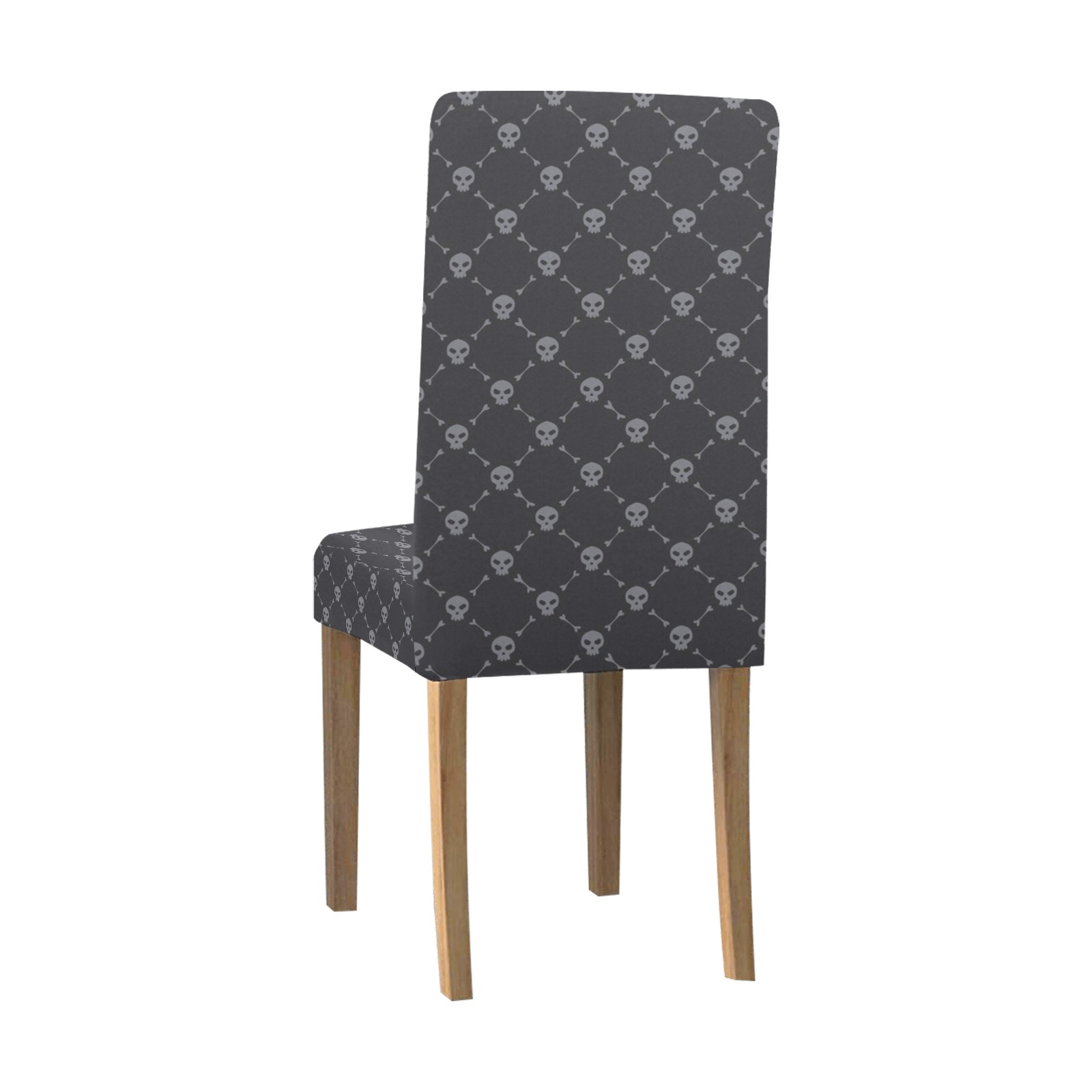 Skull Pattern Removable Dining Chair Cover