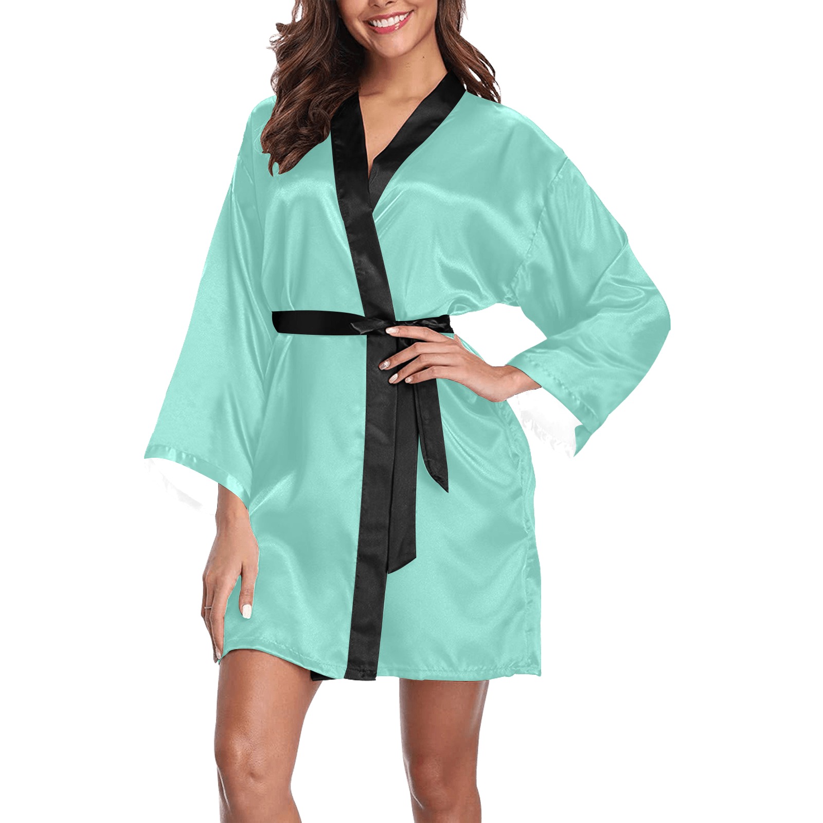 Cascade Long Sleeve Kimono Robe