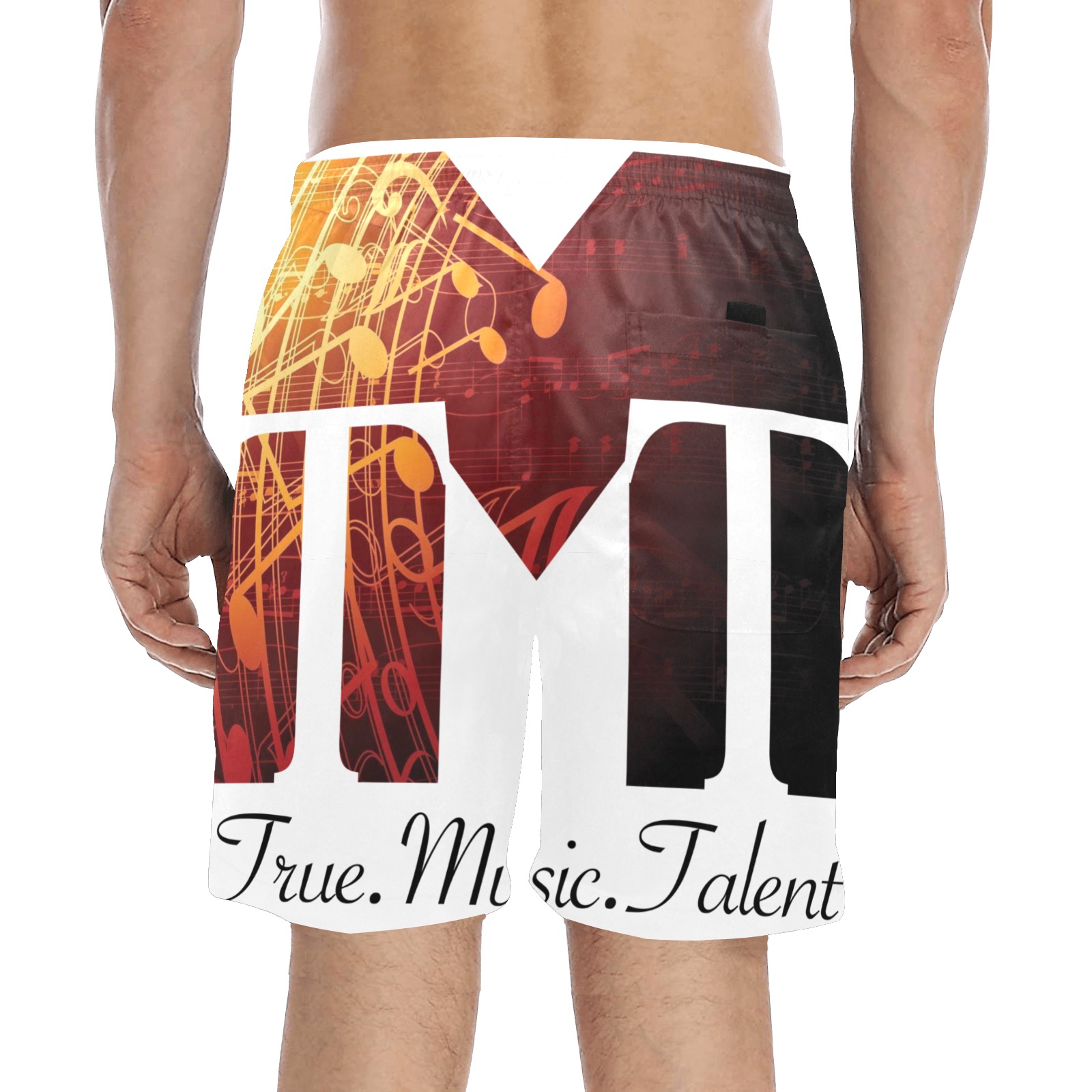 tmt-music Men's Mid-Length Beach Shorts (Model L51)