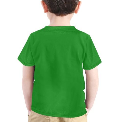 Green Elf Costume Little Boys' All Over Print Crew Neck T-Shirt (Model T40-2)