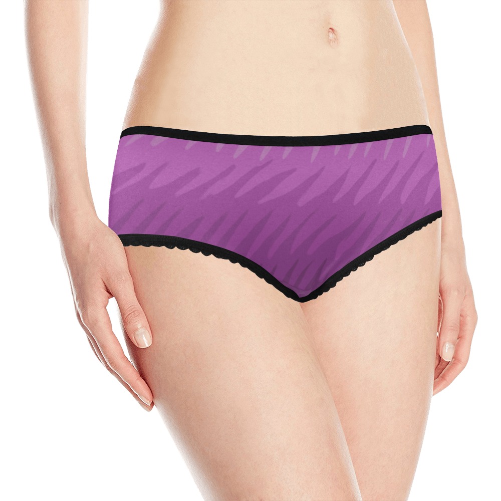 pink wavespike Women's All Over Print Classic Briefs (Model L13)