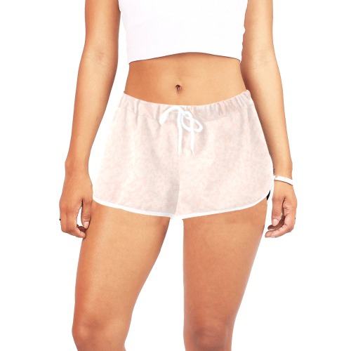 PEACH PARFAIT-14 Women's All Over Print Relaxed Shorts (Model L19)