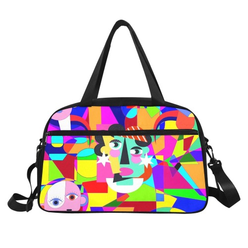 Art illustation Fitness Handbag (Model 1671)