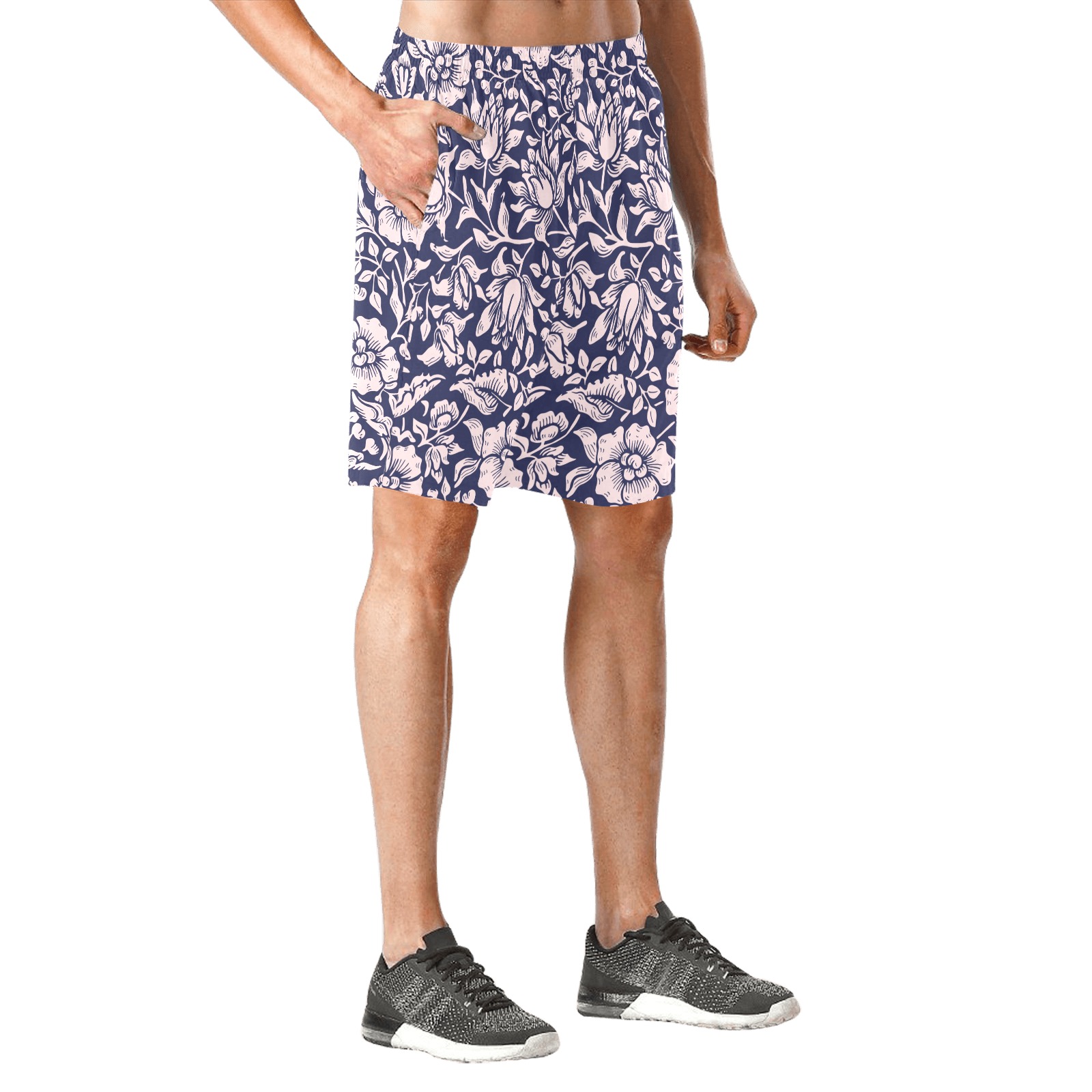 Shorts Men's All Over Print Elastic Beach Shorts (Model L20)
