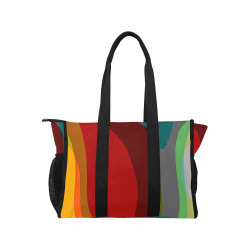 Colorful Abstract 118 Nurse Tote Bag (Model 1725)