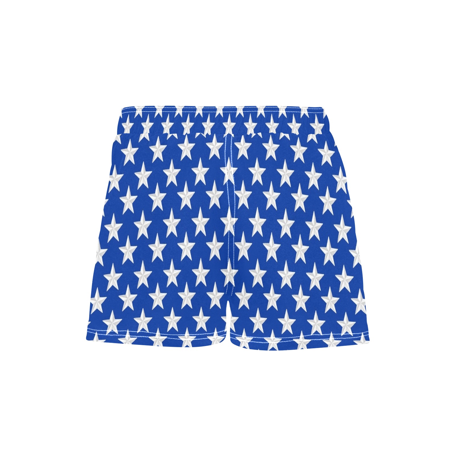 Blue and White Stars Board Shorts Women's Casual Board Shorts (Model L54)