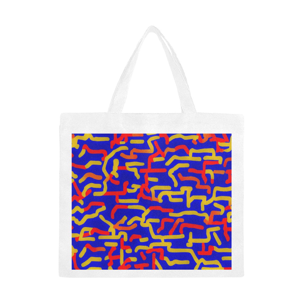Worms Canvas Tote Bag/Large (Model 1702)