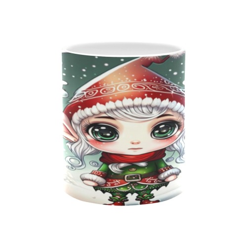 Christmas Elf White Mug(11OZ)