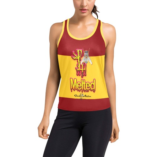 Melted Collectable Fly Women's Racerback Tank Top (Model T60)