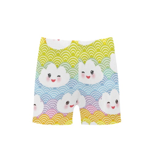 Cute Cloud Wave Little Boys' Swimming Trunks (Model L57)