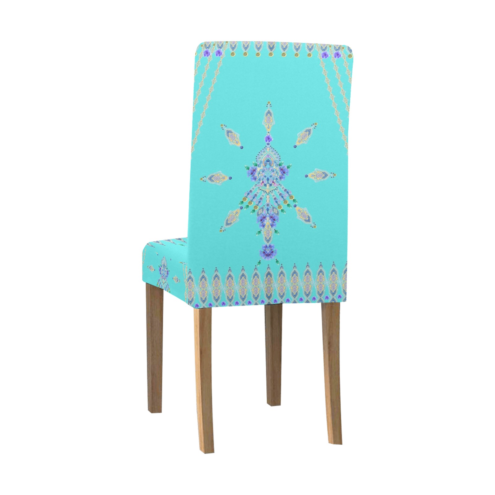 bleuetbleu coffee time Removable Dining Chair Cover