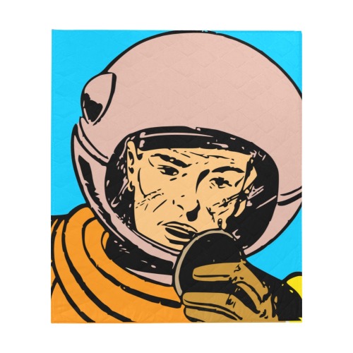 astronaut Quilt 60"x70"
