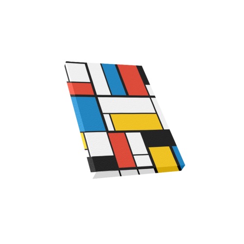 Mondrian De Stijl Modern Frame Canvas Print 8"x12"