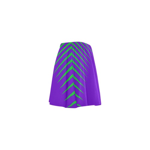 Witchy Wave Design Mini Skating Skirt (Model D36)