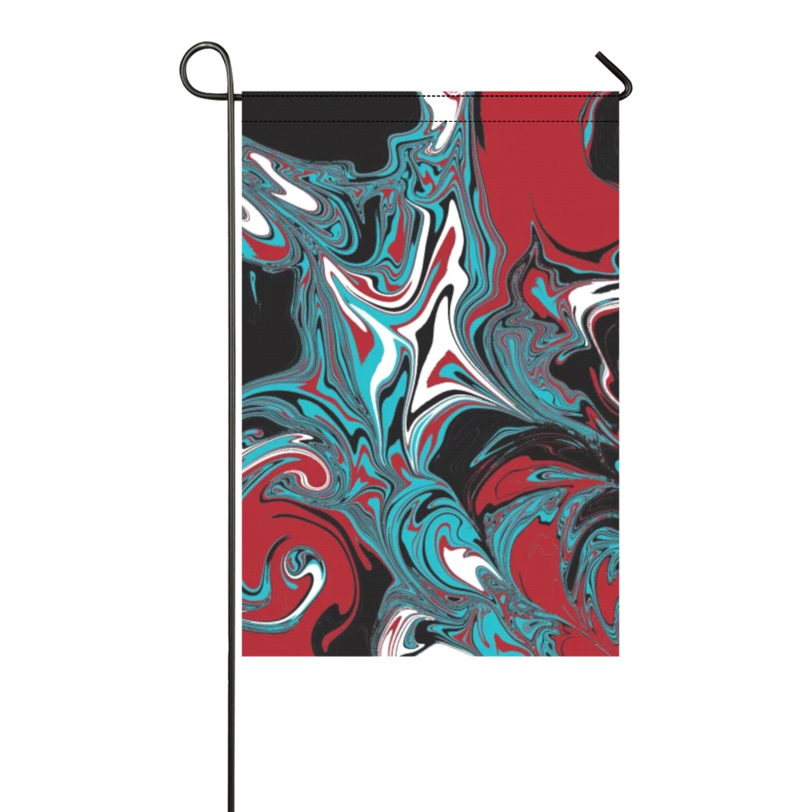 Dark Wave of Colors Garden Flag 12''x18'' (Two Sides Printing)