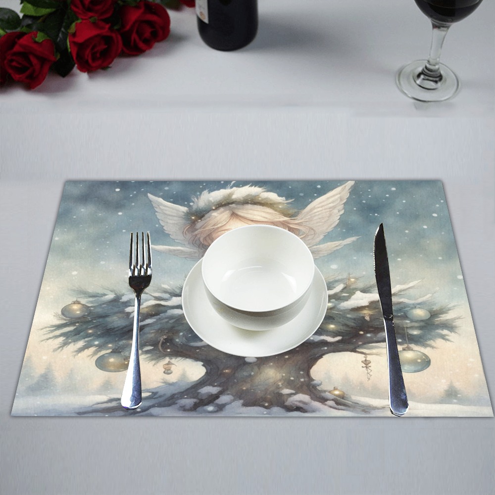 Little Christmas Angel Placemat 14’’ x 19’’ (Set of 2)