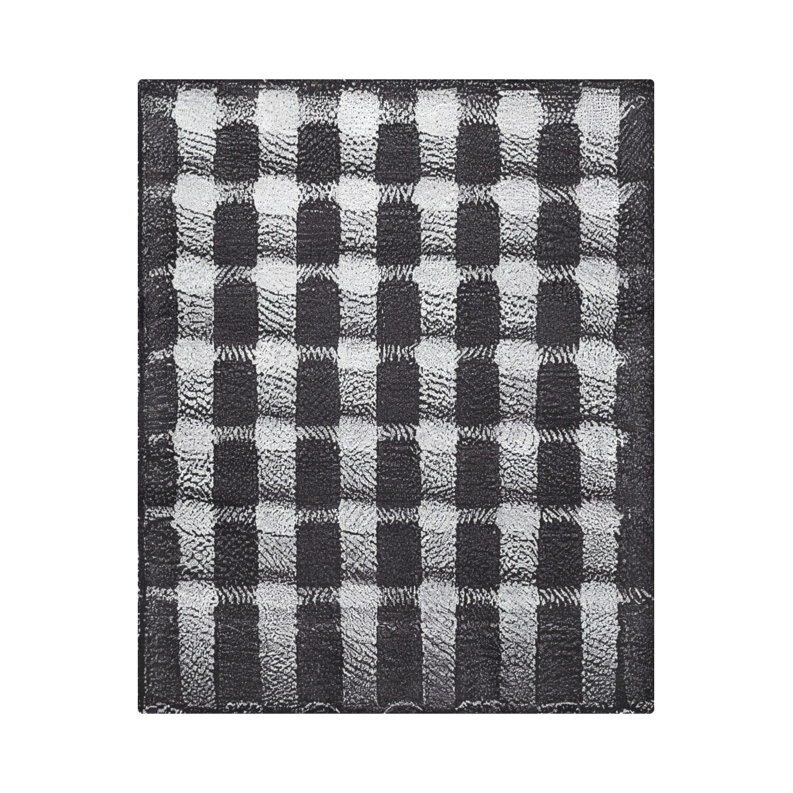 black and white check pattern 2 Duvet Cover 86"x70" ( All-over-print)