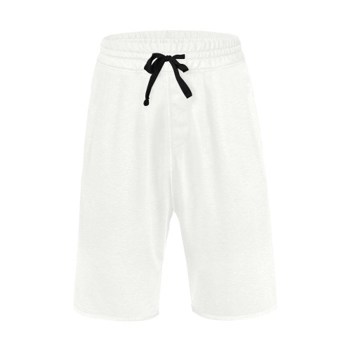 white Men's All Over Print Casual Shorts (Model L23)